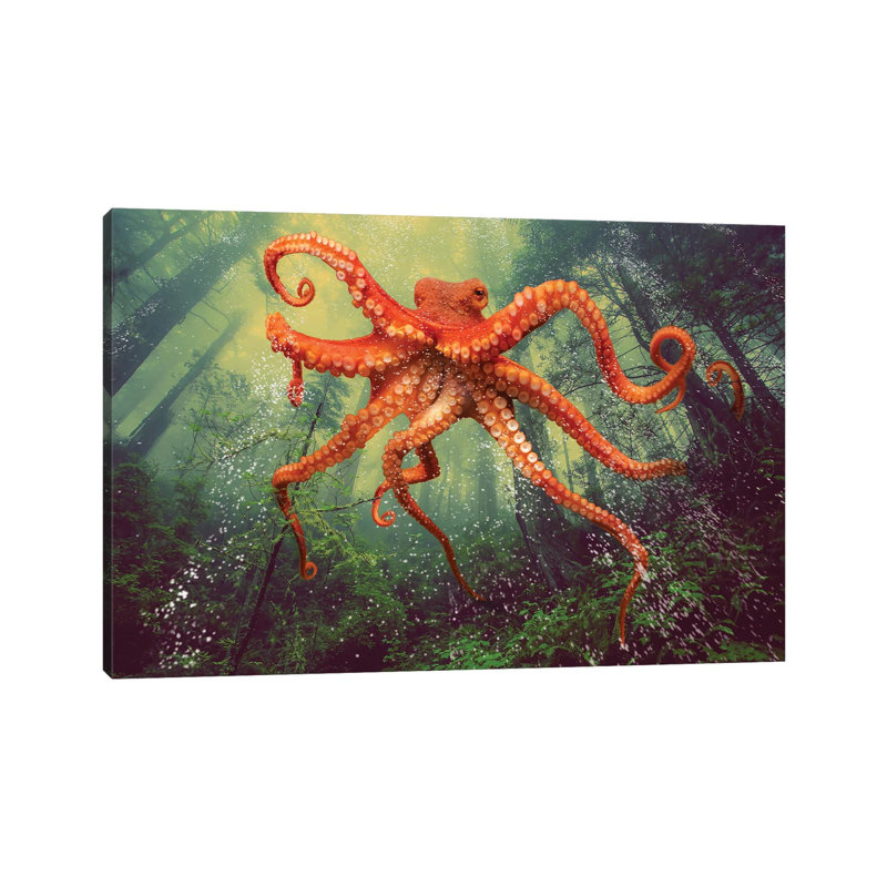 Octo Forest by David Loblaw - Print on Canvas, Wrapped Canvas, 66.04 cm H x 45.72 cm W x 1.91 cm D