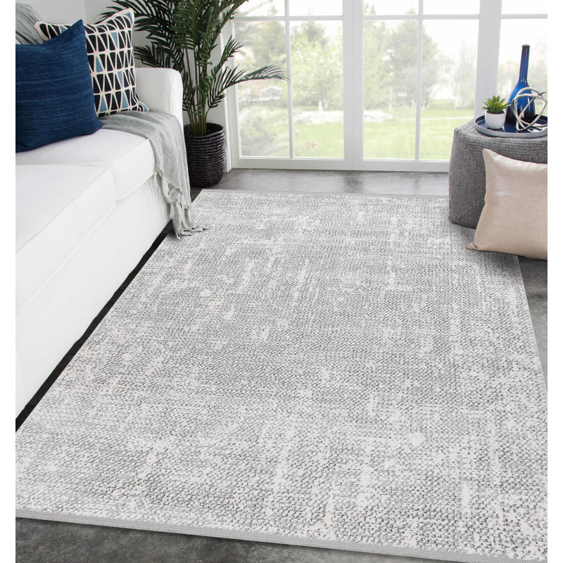Adaku Solid Colour Area Rug, Rectangular 140 x 190cm