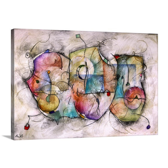 Malveaux «Bravo» par Brittiney, impression, H 16 po x l 24 po x 1,5 po, Toile