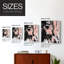 Impression encadrée Black & Blush II - bois massif-133183783-133183788