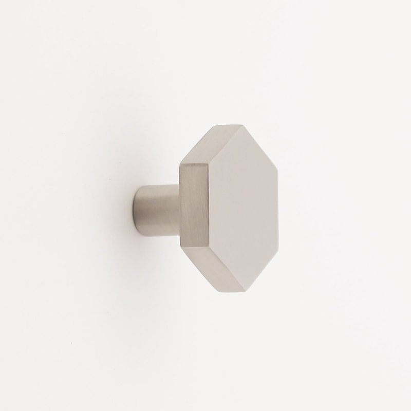 Poignée d'armoire Madelyn Carter Abigail, Nickel poli, 1 1/2″