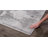 Rug Branch Nazira 2' x 6' (2'3" x 5'11") Grey/Beige Damask Indoor Runner Rug, Contemporary, Low Pile, Stain-Resistant Hallway Carpet - Entryway, Mudroom, Bedroom, and Kitchen-660952117