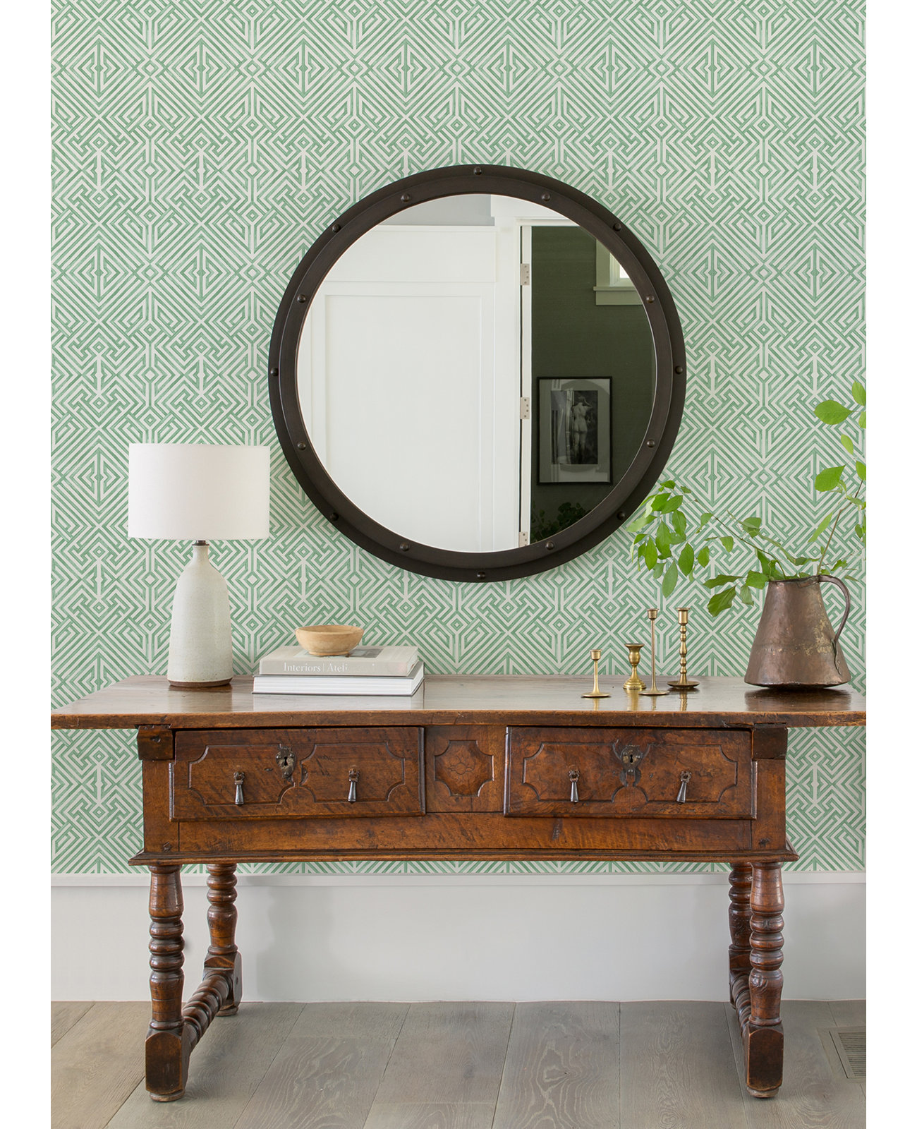 Shauni Wallpaper Double Roll, Green