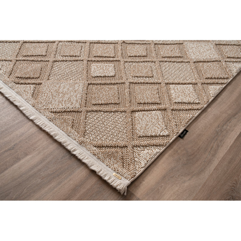 Petroni Cotton Geometric Rug, Runner 3'4" x 8'11"