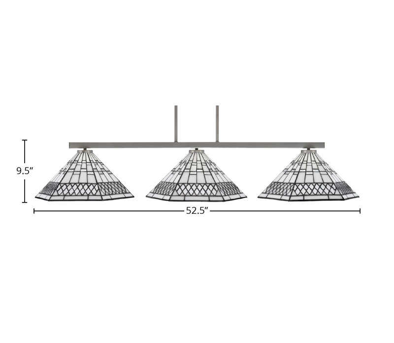 Luminaire suspendu 3 lumières Antwuan