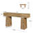 63-Inch Solid Wood Entryway Table, Farmhouse Console Table