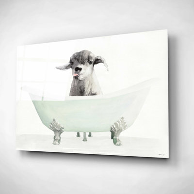 " Vintage Tub With Goat " by Stellar Design Studio