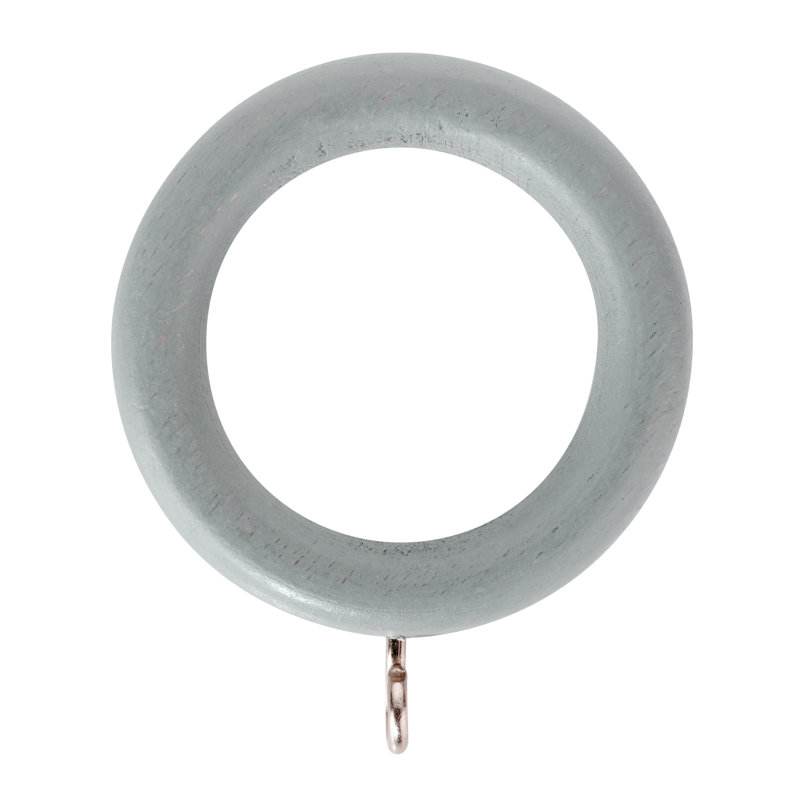 Keswick Curtain Rings, Pale Slate, 3.5cm