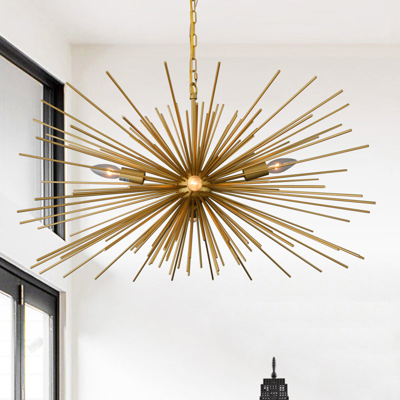 Luminaire suspendu Sputnik 4 lumières Sputnik