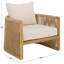 Chaise Got en teck et jacinthe Gale