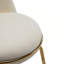 Tabouret de bar rembourré en métal-681448598