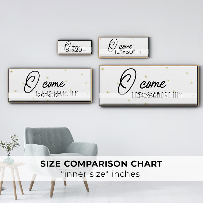 O Come- Framed Canvas