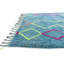 Tapis bleu Odea