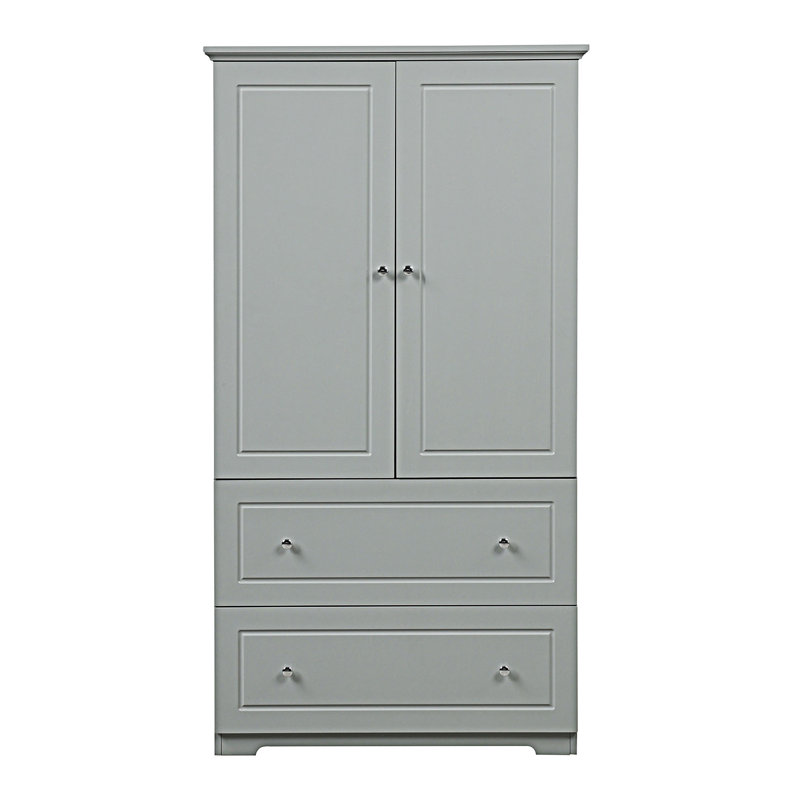 Large armoire de rangement pour la salle de bain, armoire de rangement autoportante avec deux tiroirs, armoire d'entrée