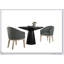 Ensemble de salle à manger 3 pièces Jasper Ebony Black