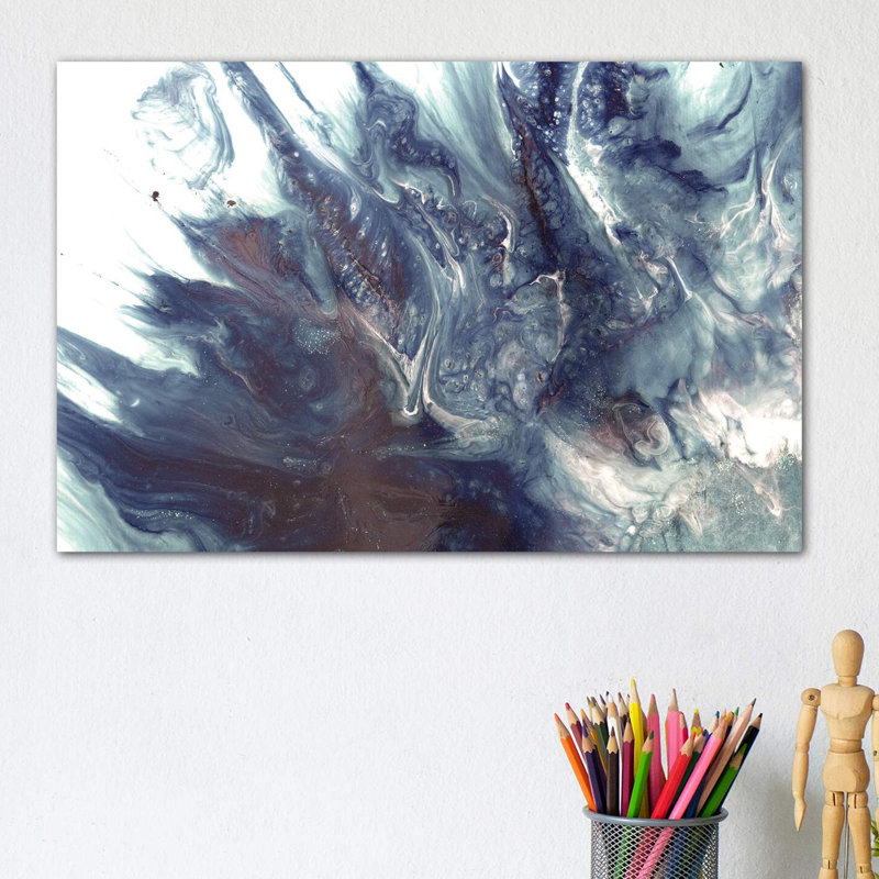 Dreaming Bronte Grey Boho by Antuanelle - Print on Canvas, 20.32 cm H x 30.48 cm W, Wrapped Canvas