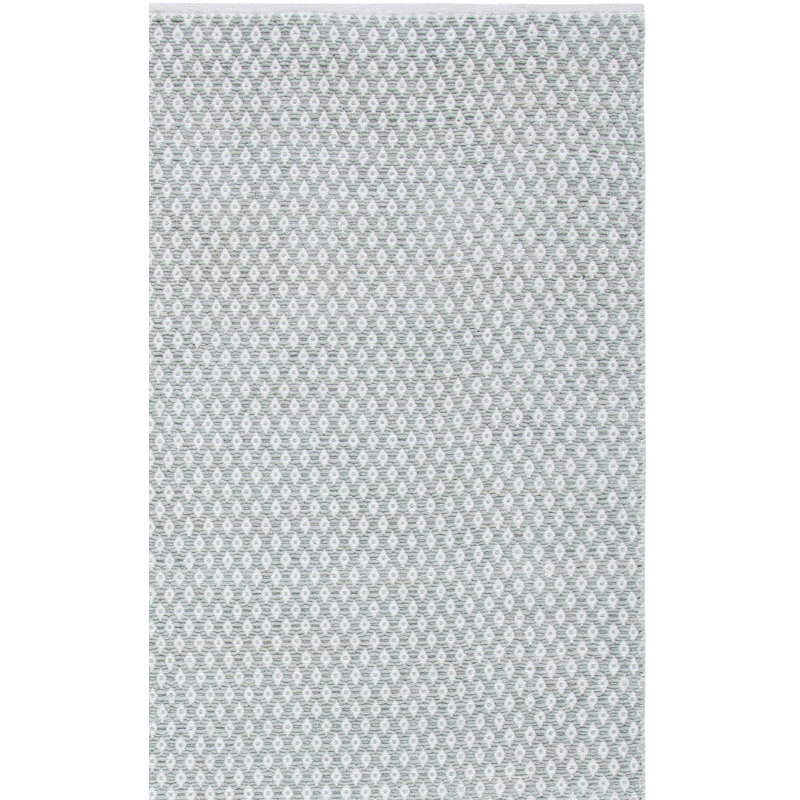 Evansdale Cotton Geometric Indoor Rug, Square 4'