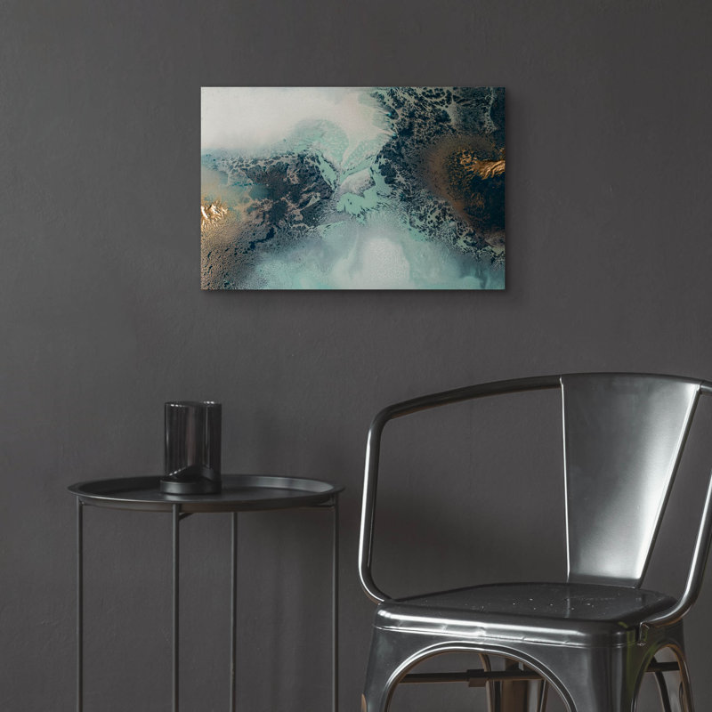  Art mural en verre «Transition» par Petra Meikle de Vlas, 24 po x 16 po, H 16 po x l 24 po