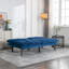 Canapé-lit pliant convertible bleu marine-299446109