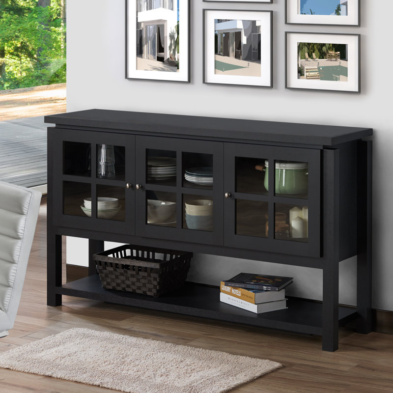 Mancha 380.64cm Sideboard, Black