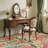 Vintage Boho Rugs Washable Area Rug Low Pile Non Slip Carpet Floral Botanical Accent for Living Room Bedroom Dining Nursery-222753917-222753797