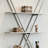 4 Tier X Frame Metal Display Shelf-1152893662-1152893635