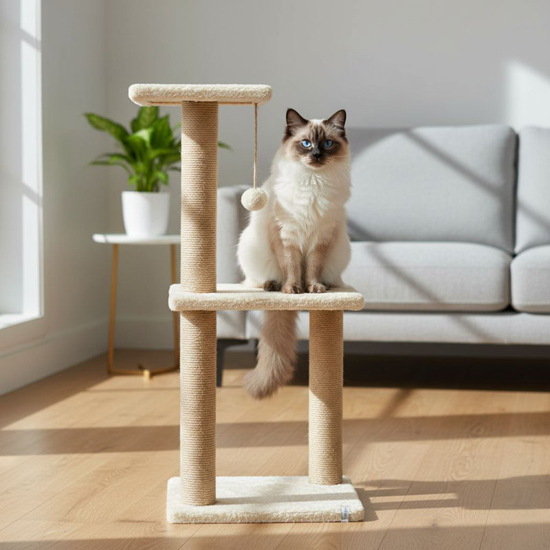 Grattoir pour chat, Beige