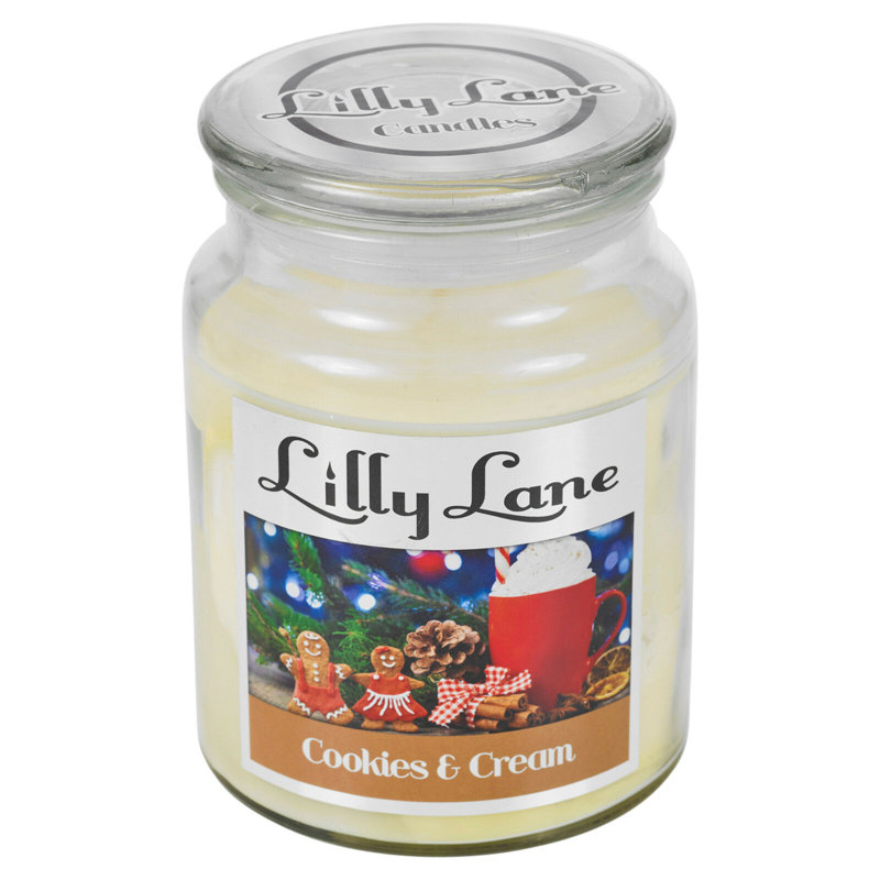 Cookies & Cream Scented Jar Candle