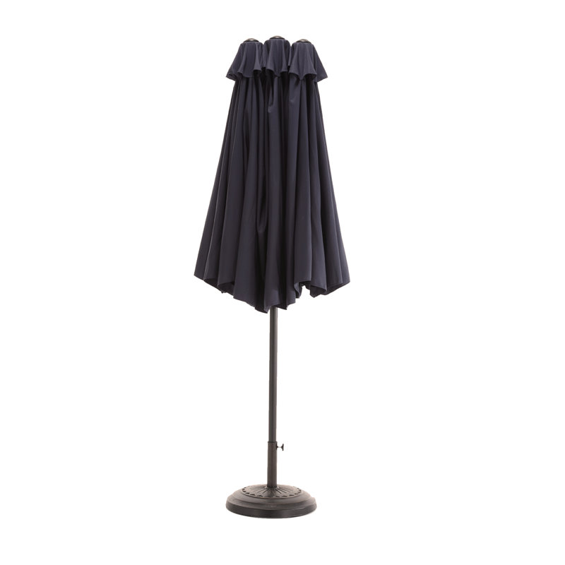 178'' x 105'' Rectangular Market Umbrella, Navy