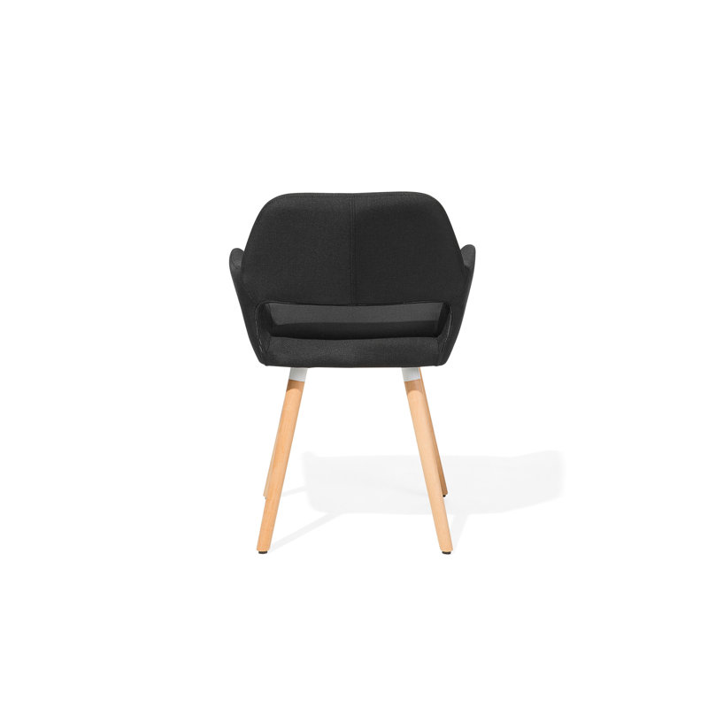 Alida 49cm H Upholstered Armchair, Black