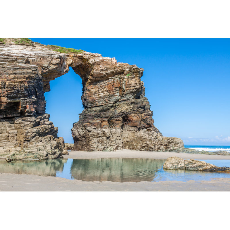 Cathedrals Beach - Wrapped Canvas Print, 30cm H x 46cm W x 3.8cm D