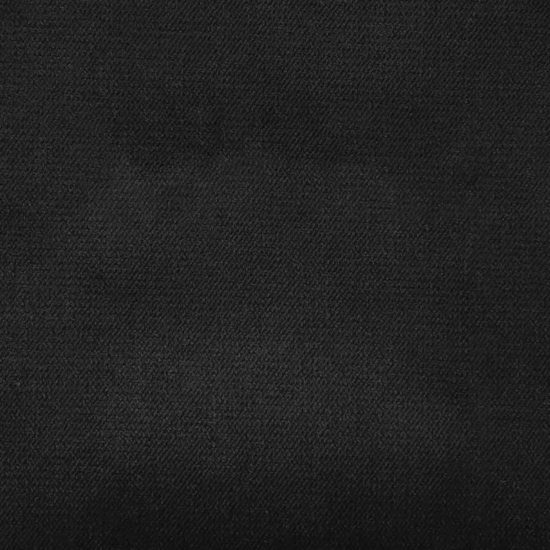 Black Velvet Wingback Armchair, Black