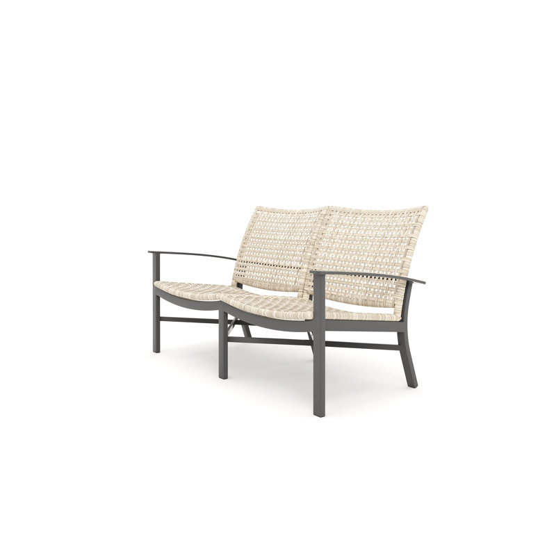 Jasper 59.25'' Wide Wicker Loveseat