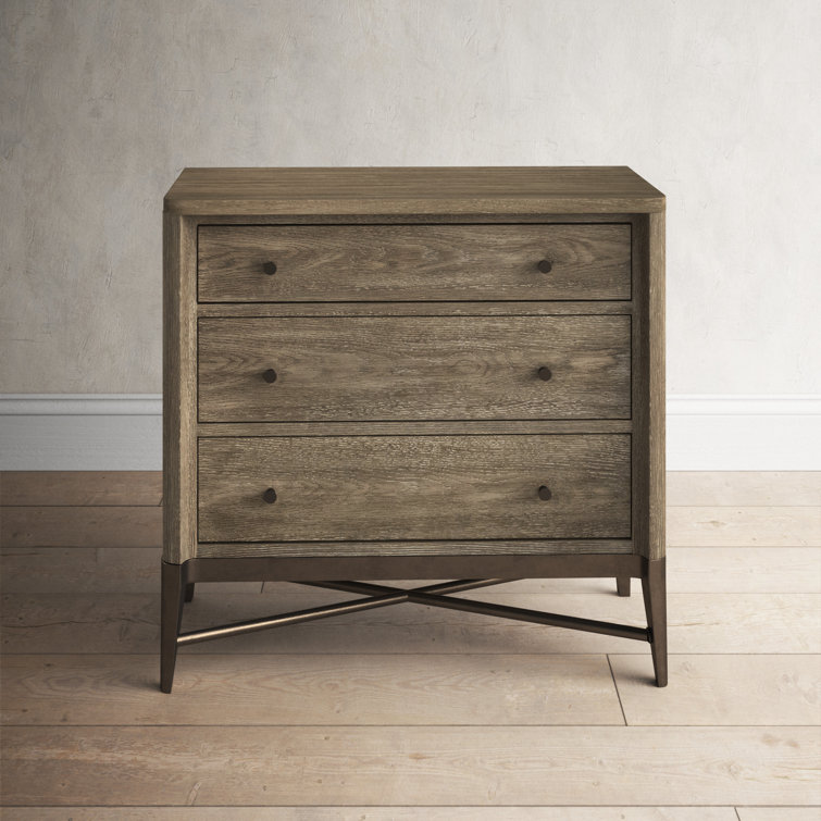 Regan 3 - Drawer Nightstand in Natural