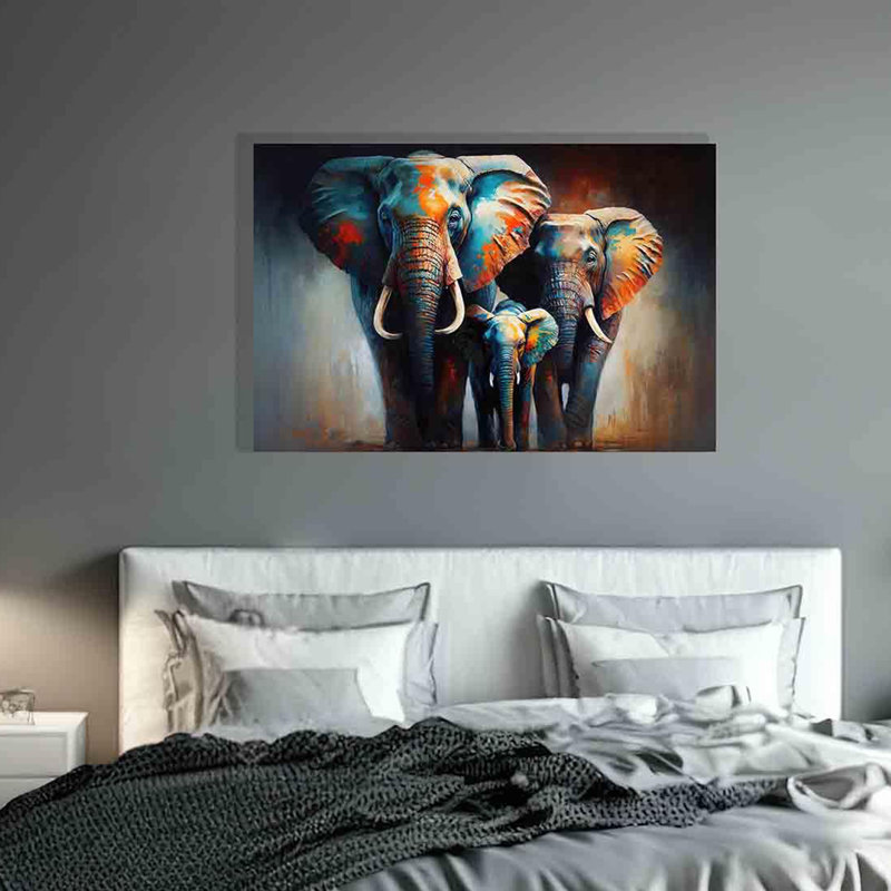 Animals Wall Decor on Canvas, 101cm H x 76cm W x 1cm D