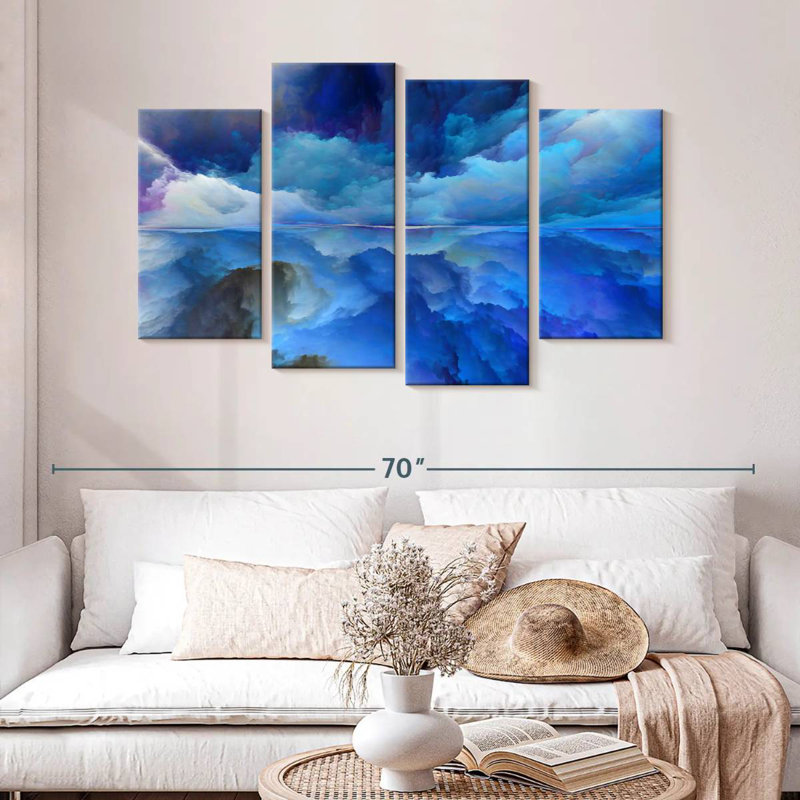 Avery Abstract Sky, 32" H x 52" W