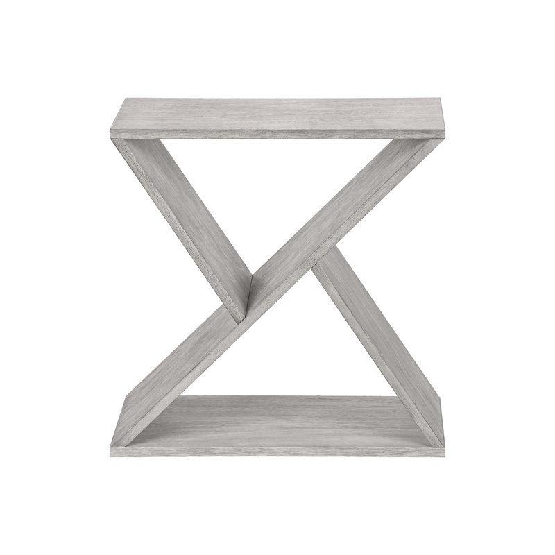Table de bout avec rangement Sinner, Gris