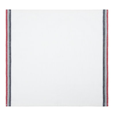 Serviette carrée à rayures Camryn