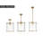 1-Light Handcrafted Textured Water-Glass Cylinder Pendant-1347820205
