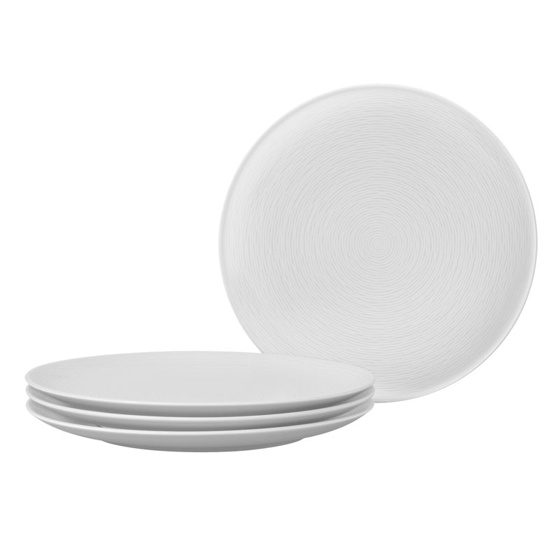Assiettes à salade Noritake, 8 1/4 po, Blanc