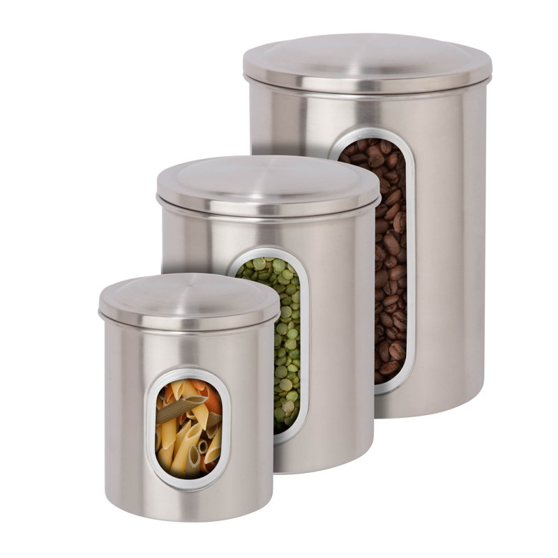 Ensemble de pots de cuisine 3 pièces, Acier inoxydable