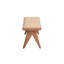 Banc en rotin et finition naturelle Velentina