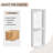 12" Bathroom Wall-Mounted Storage Rack, Float Mounting Design-110983020
