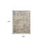 Tapis beige tissé à la machine 9 pi x 12 pi
