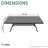 Ellengard Cast Aluminum Patio Dining 82.68'' L x 41.34'' W Rectangular Table with a 1.88-inch Umbrella Hole