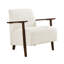 Chaise d'appoint moderne avec coussins de siège en velours côtelé-1821047552