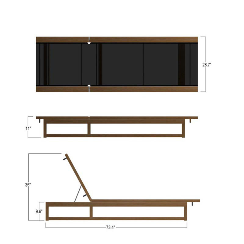 Eira Outdoor Chaise Lounge