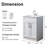24" Single Bathroom Vanity Set-827685599