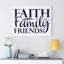 Faith, Family, Friends - Wrapped Canvas Print-132224515