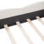 Lit plateforme tapissier taille tête de lit avec pied de lit arrondi et poche-246177600